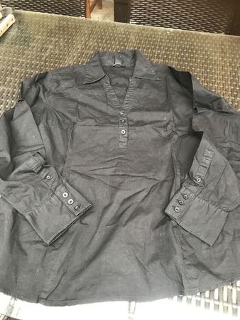 Damen Mama Bluse schwarz L Umstandsbluse