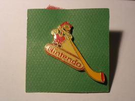 Nintendo Mario mit Alpenhorn Pin - Vintage Rarität!