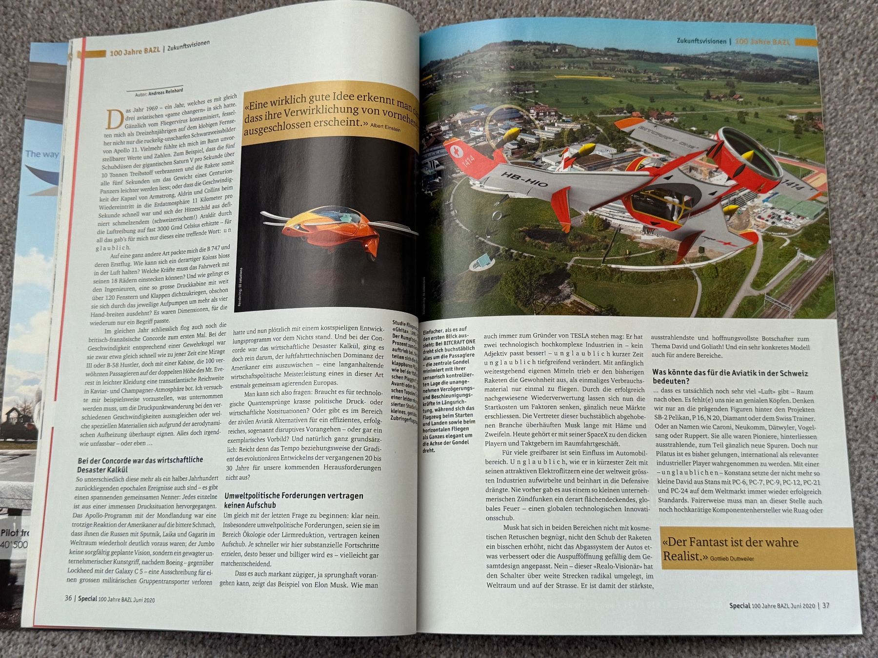 Zeitschriften & Magazine: Broschüre: 100 Jahre BAZL – Gebraucht aus Brütten von Hst1 6