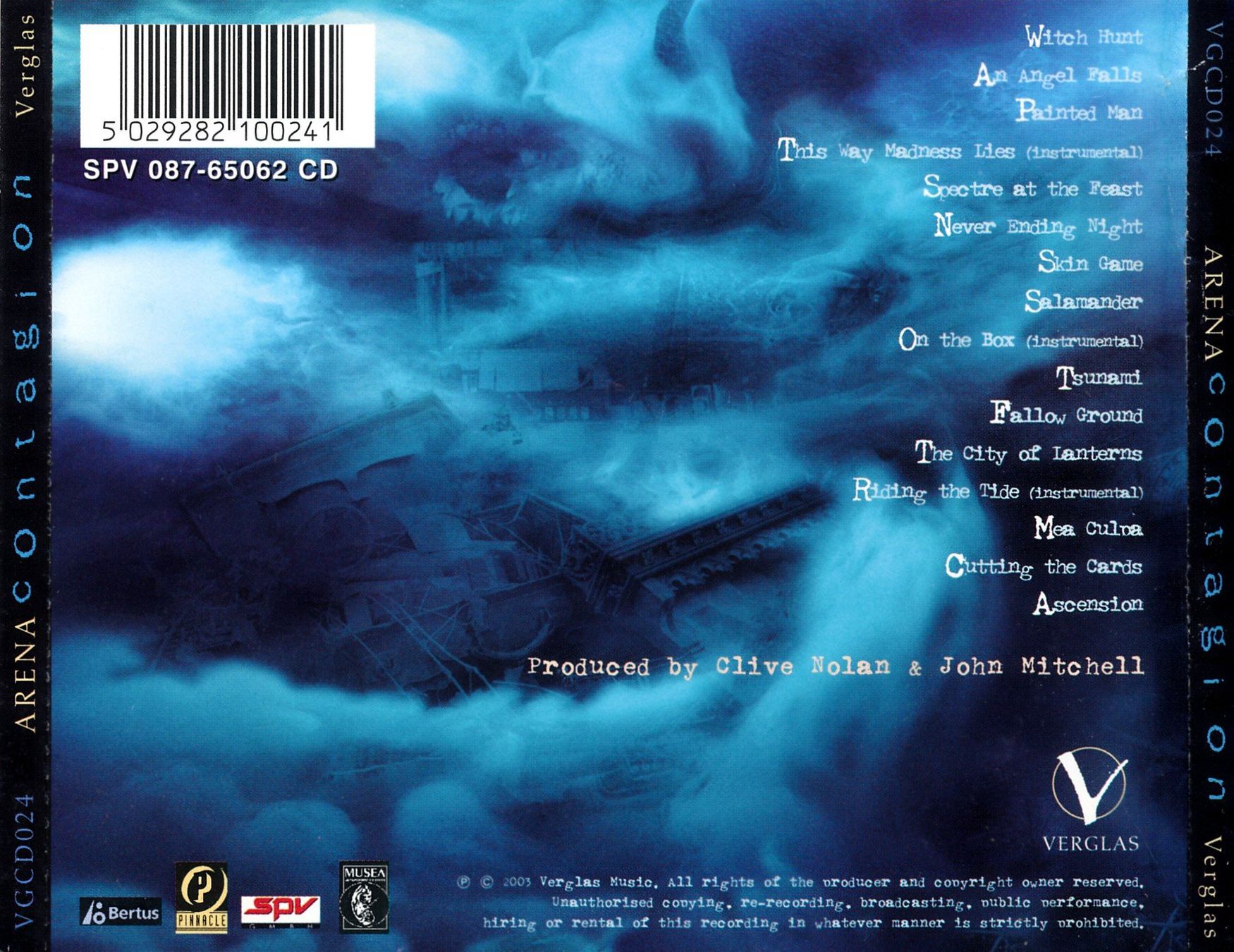 CD: ARENA - CONTAGION (CD) – Usato da Hedingen venduto da Studers 1