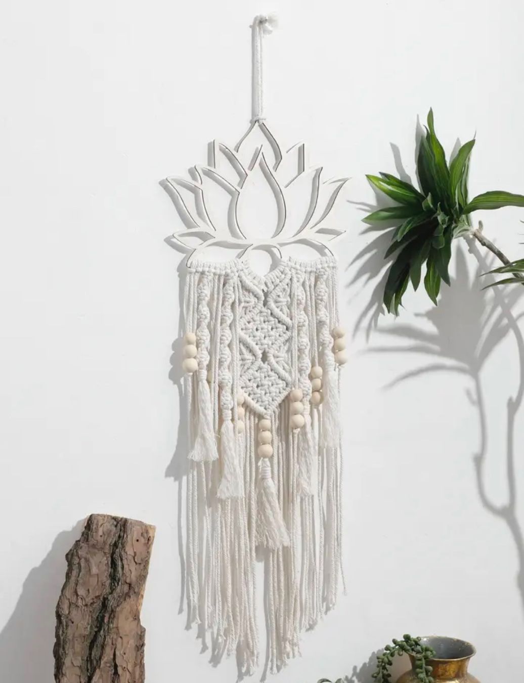 Tutte le decorazioni: Makramee Wandbehang Lotus, NEU – Nuovo e nell'imballaggio originale da Lachen SZ venduto da Luxolino 3
