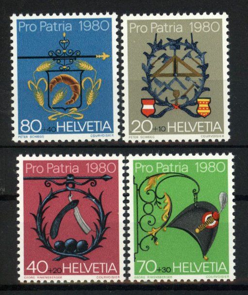 Tutti i francobolli: 1980, Pro Patria ** (1) – Usato da Willisau venduto da Vollstempel