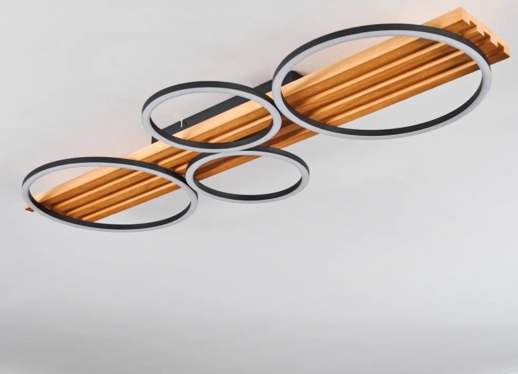 Lampadari & plafoniere: LED Deckenlampe Holzoptik 1-flammig, dimmbar – Nuovo e nell'imballaggio originale da Unterkulm venduto da Sani78 3