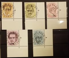 ET) 511-515, Sondermarken ET Vollstempel Kt. 22.-