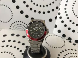 TOP AUTOMATIC WATCH - 40 MM - STEEL - COCA BEZEL - NEW !!!