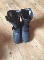 Motorradstiefel IXS Grösse 42, Schwarz Leder