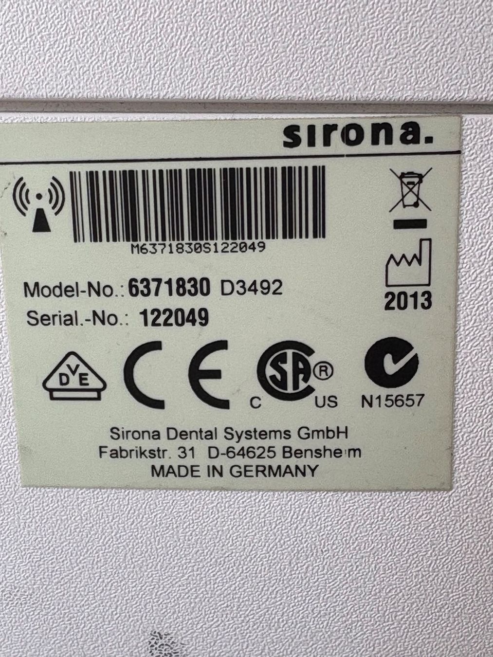 Dentsply Sirona Attrezzature mediche: Sirona Omnicam mit Connect und Ceres Software – Usato da Richterswil venduto da sowiso66 4