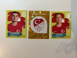 Panini FIFA Sticker Türkei Set, TUR 1, TUR 19, TUR 20