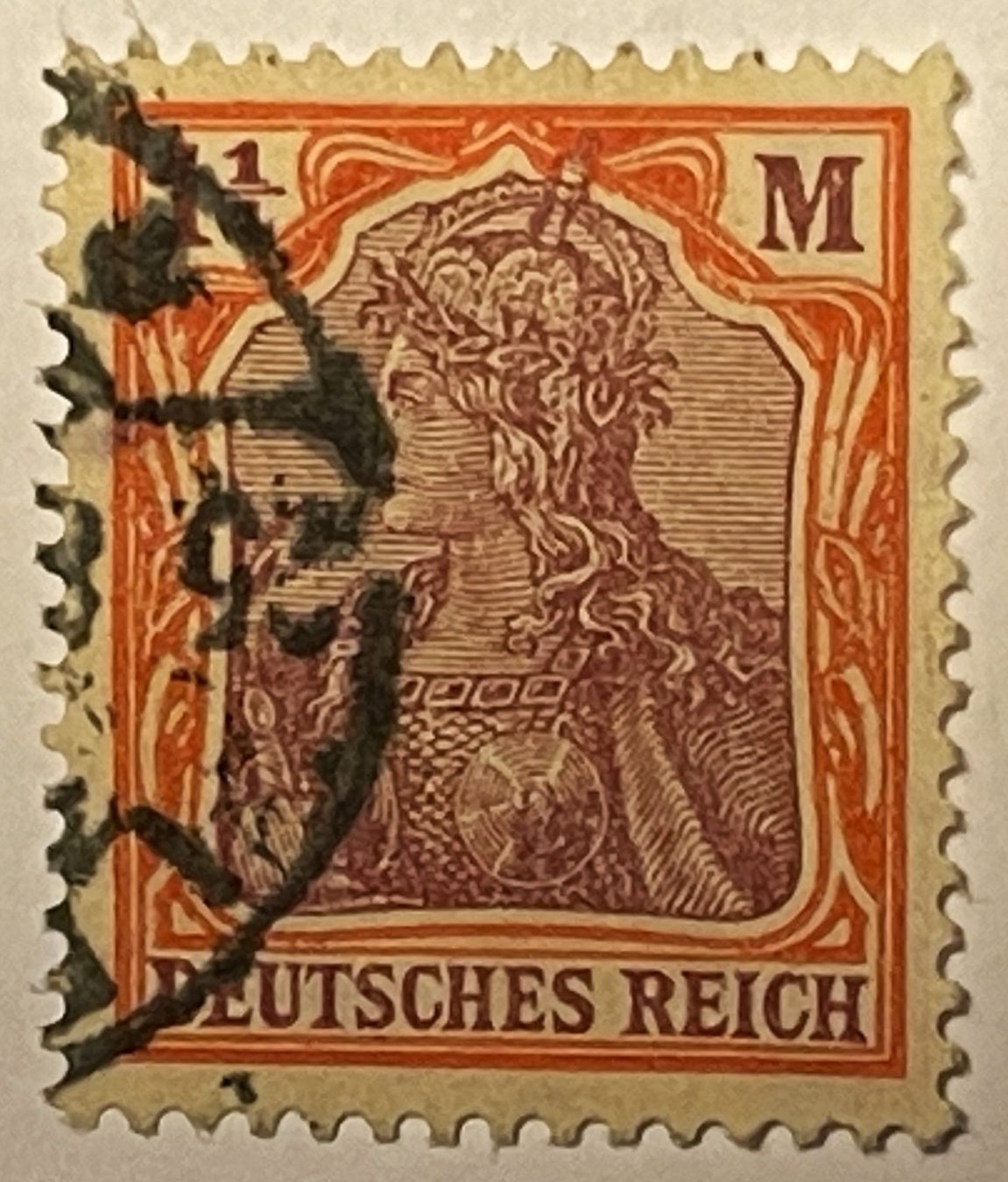 Tutti i francobolli: Deutsches Reich 1-1/2M – Usato da Oftringen venduto da Vucki 1