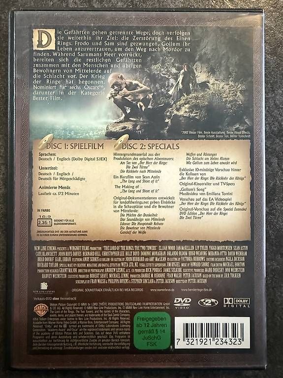 Tutti i DVDs: Herr der Ringe-DVDs – Usato da Suhr venduto da j_s_gs9d 4