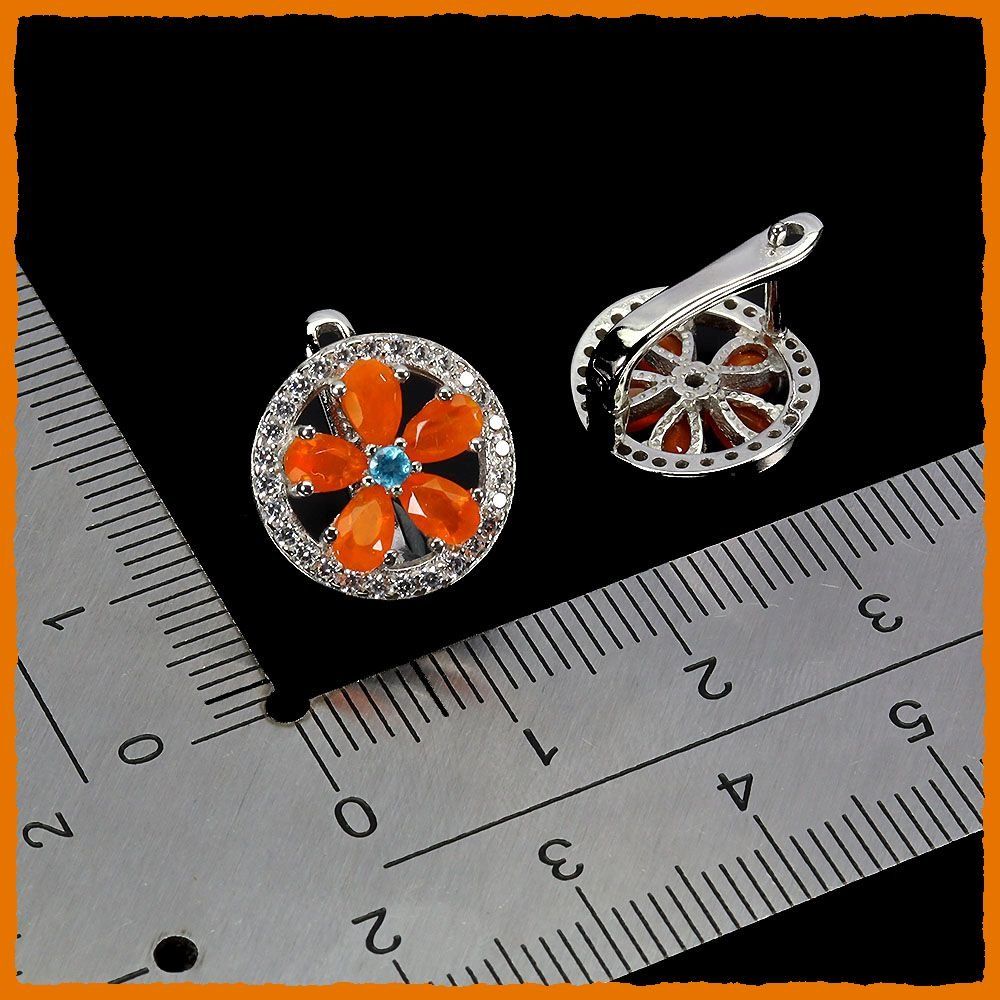 Orecchini pendenti & Orecchini a lobo: Orange Opal 925 Silber Ohrringe – Nuovo e nell'imballaggio originale da Oberglatt ZH venduto da Goldfee1 2