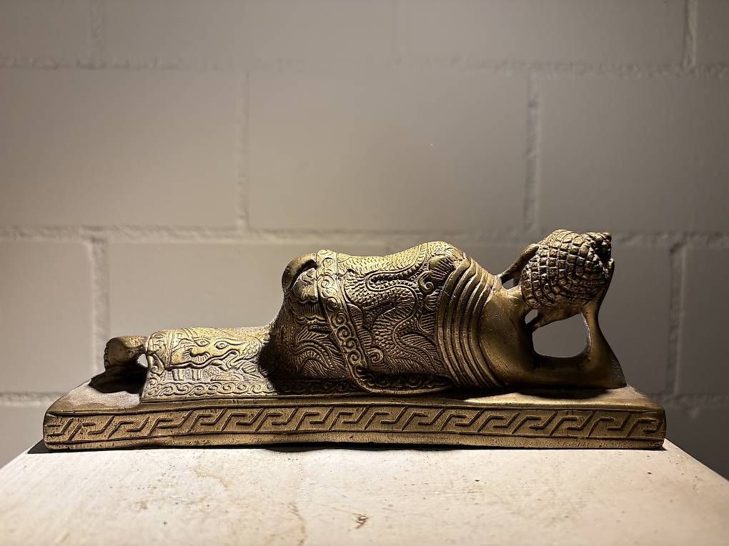 Sculture & Statue: Buddha schlafend Messing / 21 cm – Usato da Lenggenwil venduto da Unique_ 2