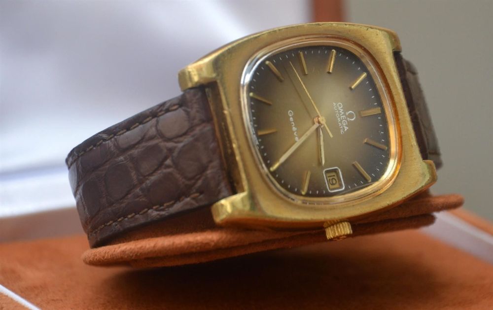 Armbanduhr vergoldet / Montre Omega Automatic plaqué or  G20 6