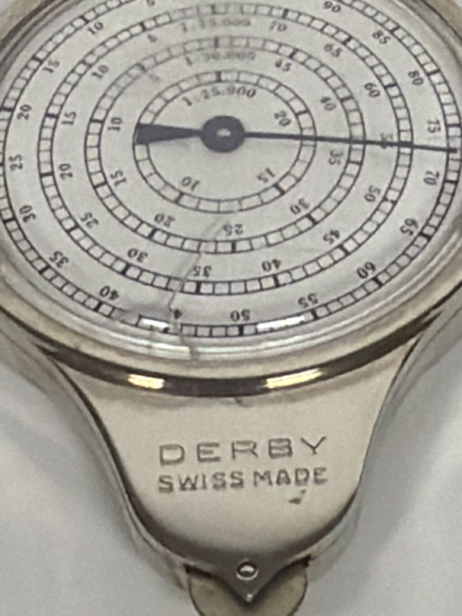Misurare: Curvimètre Derby Vintage, instrument de mesure précis. – Usato da Bôle venduto da K200C 3