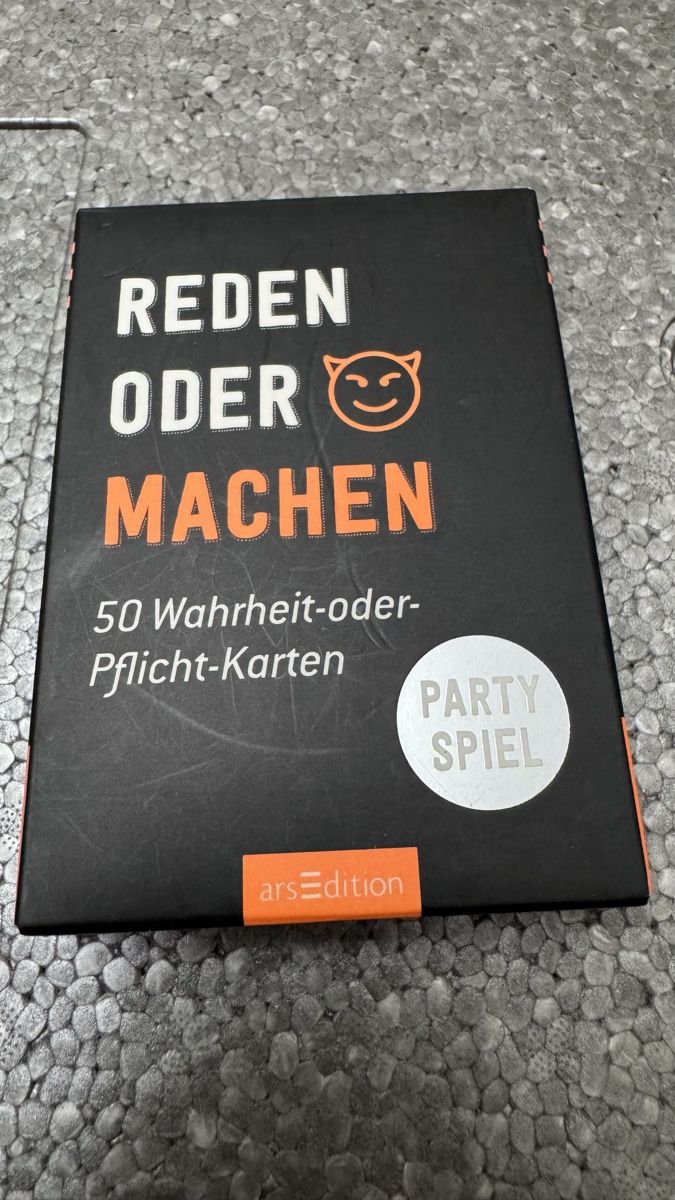 Giochi: Reden oder Machen 50 Wahrheit-oder-Pflicht-Karten Partyspiel – Nuovo (secondo la descrizione) da Fällanden venduto da Limousinenswiss 1