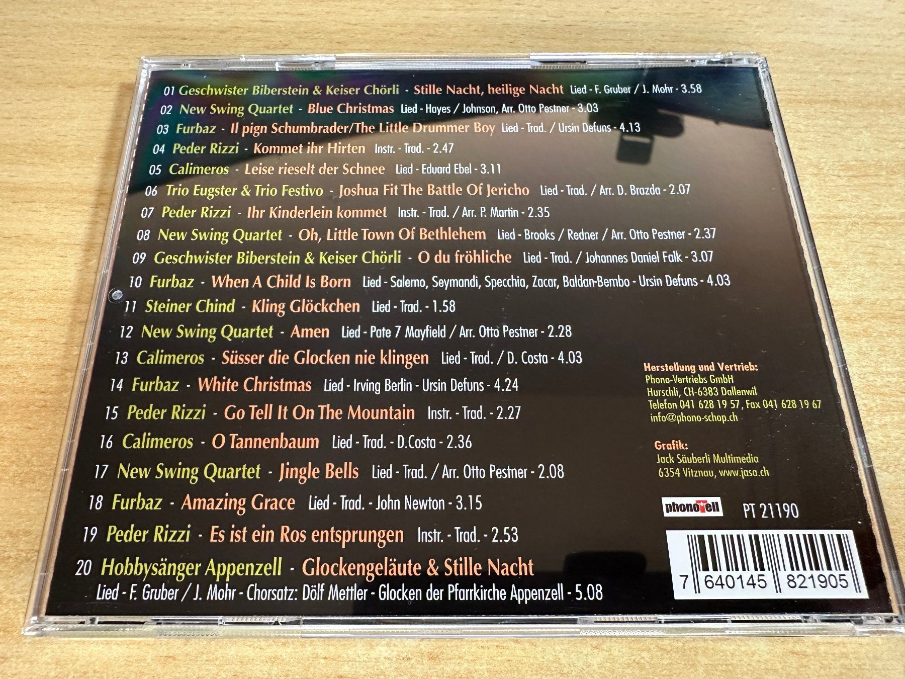 CD: T5 Various - Klingende Weihnachten – Usato da Rikon im Tösstal venduto da Alpenmutz 1