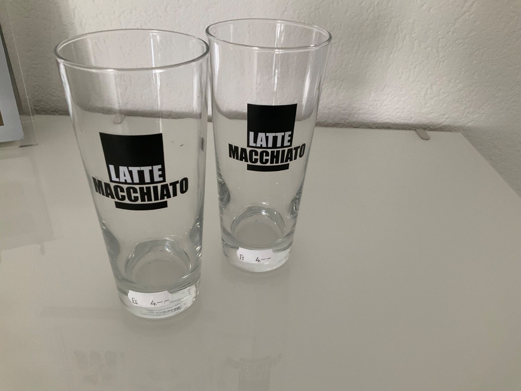 Bicchieri: 2 Latte Macchiato Glaser neu – Nuovo (secondo la descrizione) da Würenlos venduto da ursle67