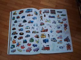 Mal und Sticker Buch