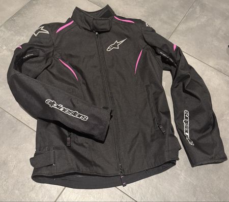 Veste moto Alpinestars Stella, taille L, comme neuve !