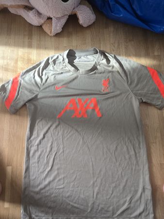 T-shirt Nike Liverpool FC taille L gris rouge 