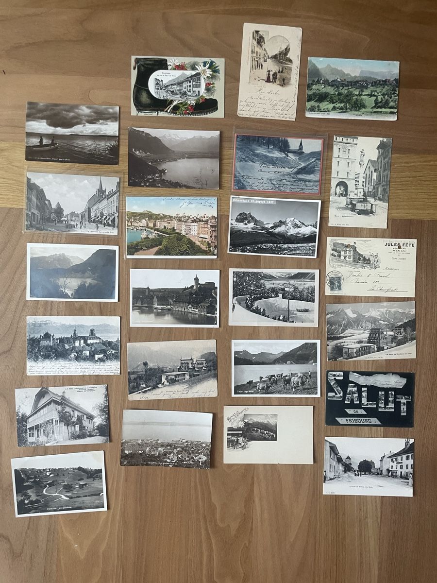 Cartes postales: Konvolut Ansichtskarten Schweiz diverse Motive alt – D'occasion à Fribourg par Mymikrakra01 2