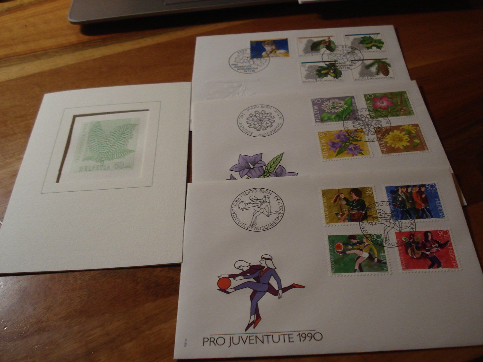 Tutti i francobolli: 10 FDC Pro Juventute 1993 - 1992 – Usato da Niederwil AG venduto da morostahu 1