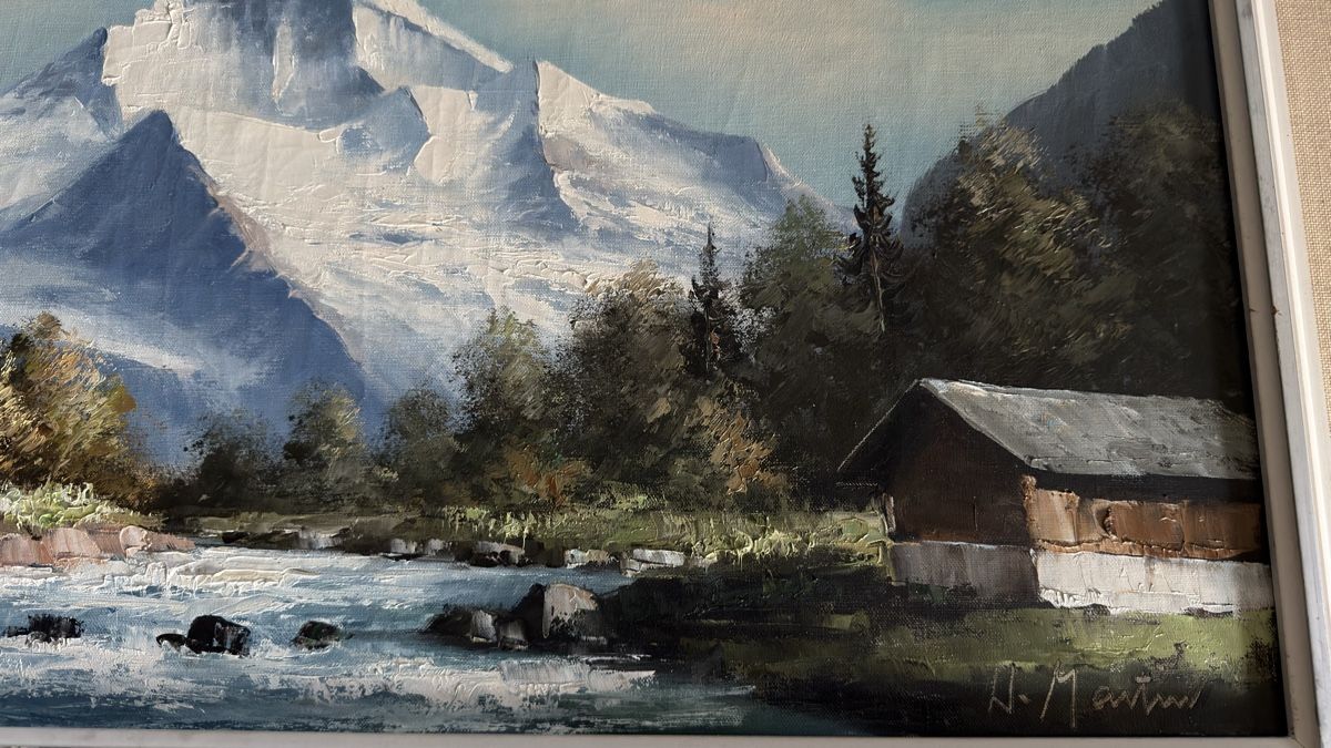 Dipinti: Gemälde Berglandschaft – Usato da Oetwil am See venduto da txsty 2