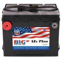 BIG USA CAR 12V 75Ah Autobatterie