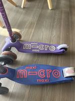 Trottinettes Micro Mini et Maxi lot de deux état usagé