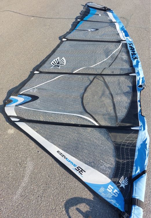 Surfen: Ezzy Wave SE 5.5 Windsurfsegel, Top Zustand - Jetzt Bieten! – Gebraucht aus Jona von Bxmarija002