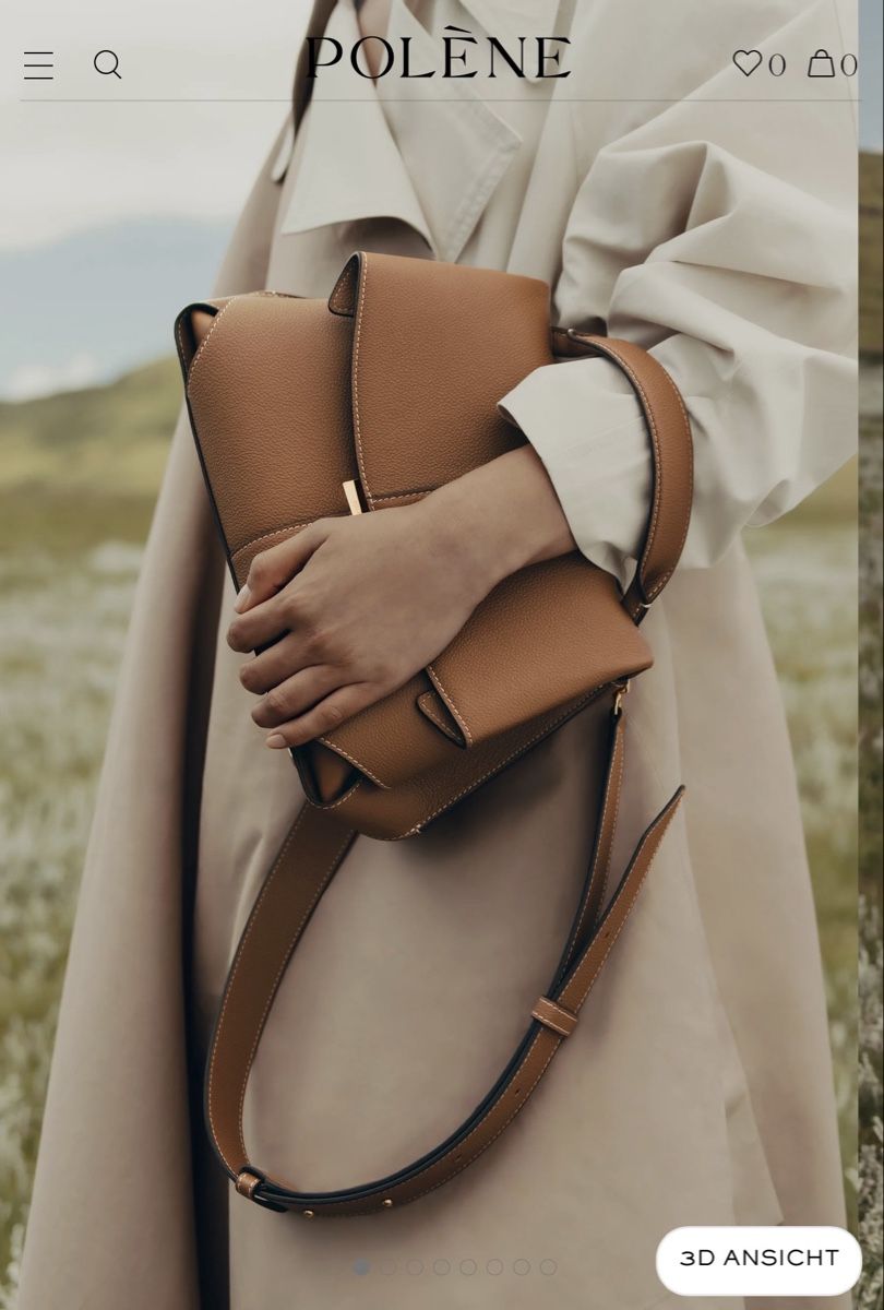 Polène Borse da donna: BAG POLENE EDITION CAMEL GRAINED LEATHER – Nuovo e nell'imballaggio originale da Weiach venduto da kal_w8bk 7