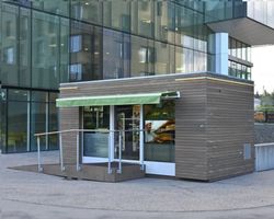 Holz-Verkaufs-Pavillon