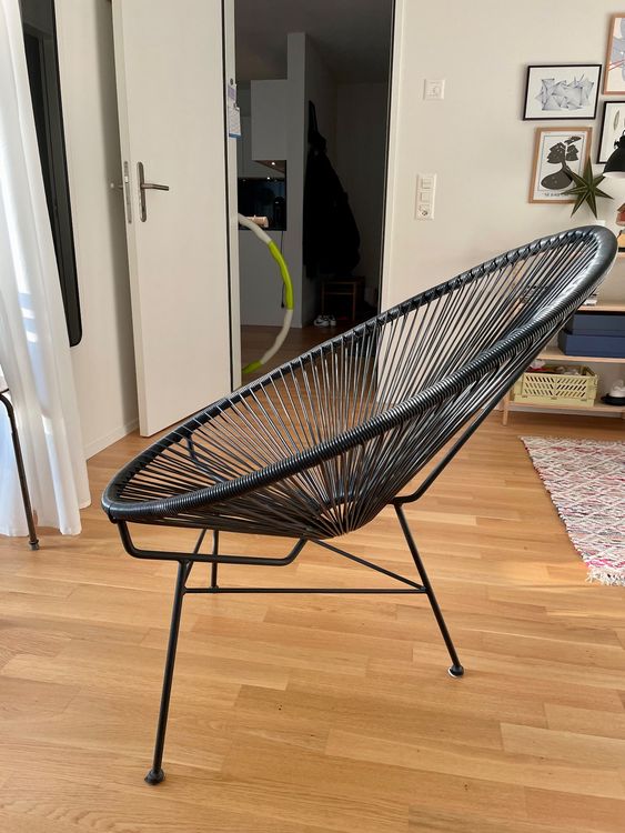 Spaghetti chair, black | Kaufen auf Ricardo