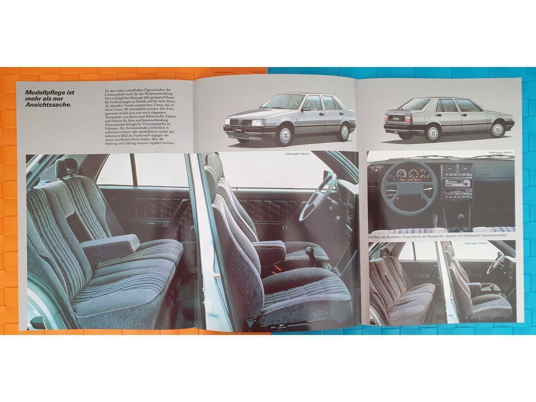 Riviste & Magazine: FIAT CROMA 1988 - Prospekt / Katalog – Usato da Viganello venduto da CARLiteratur 6