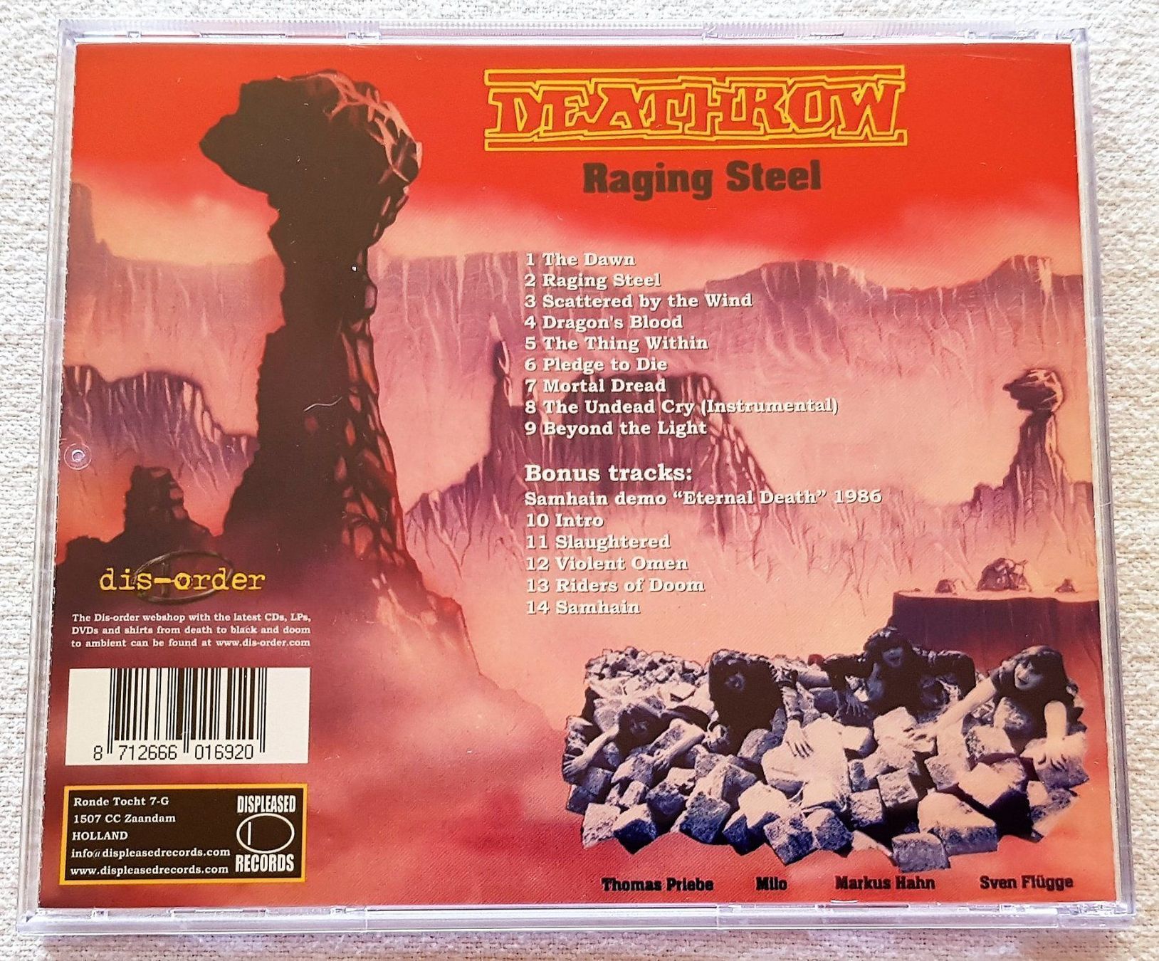 CDs: Deathrow ‎– Raging Steel - 1987 / 2008 – D'occasion à Uster par Zardodel 1