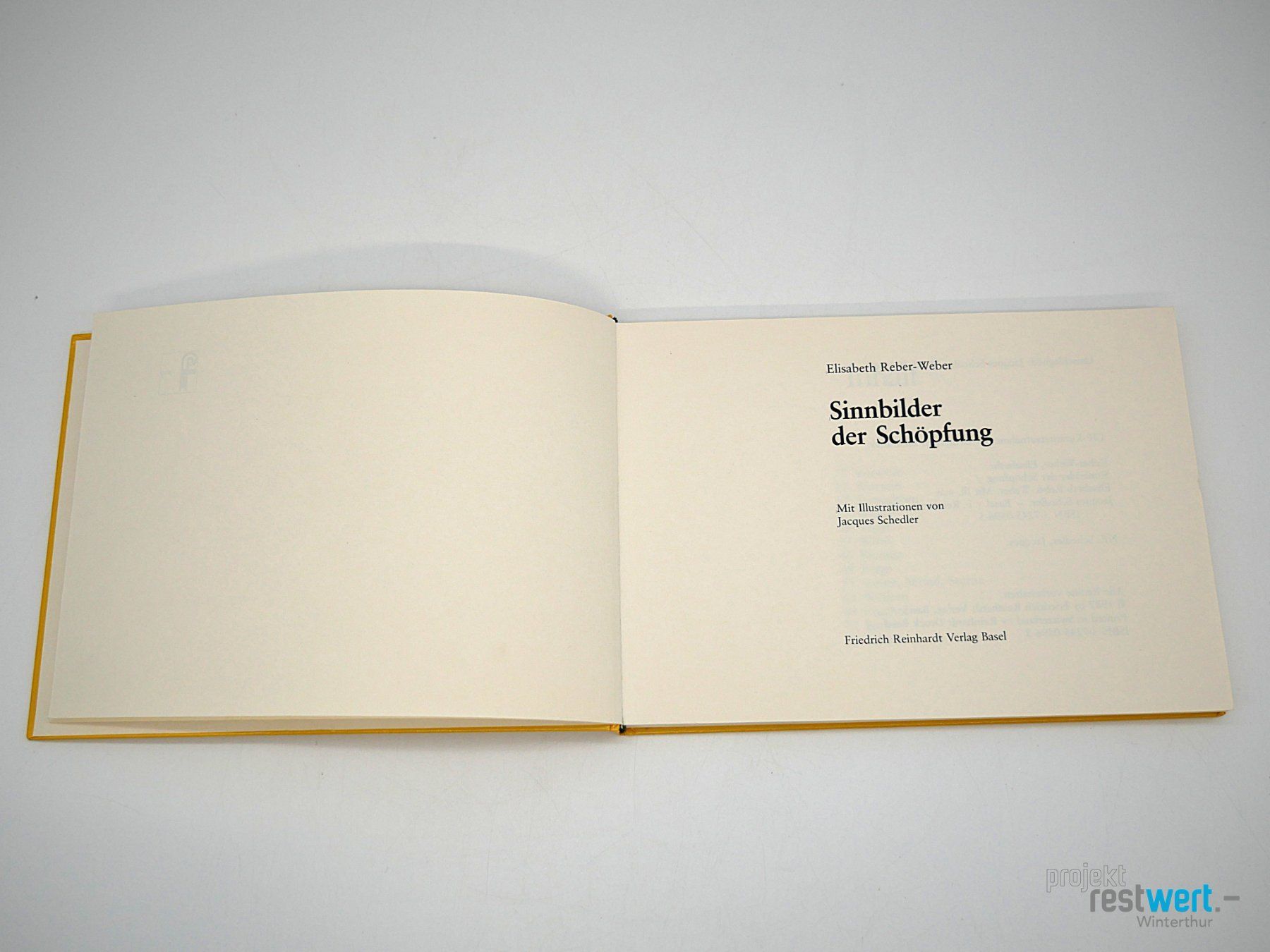Libri: ELISABETH R. WEBER - Sinnbilder der Schöpfung – Usato da Winterthur venduto da Restwert_Winterthur 2