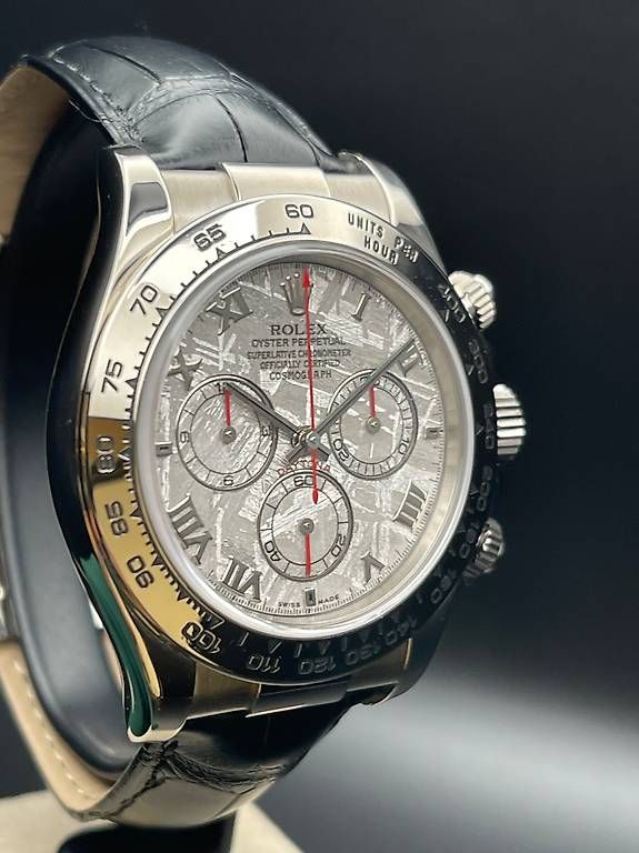 Rolex Orologi: Rolex Daytona Ref. 116519 Meteorite White Gold Full Set 2006 – Usato da Lugano venduto da luganotopwatches 4