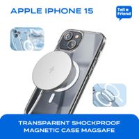 Apple iPhone 15 Plus - transparente magnetische Hülle / Case