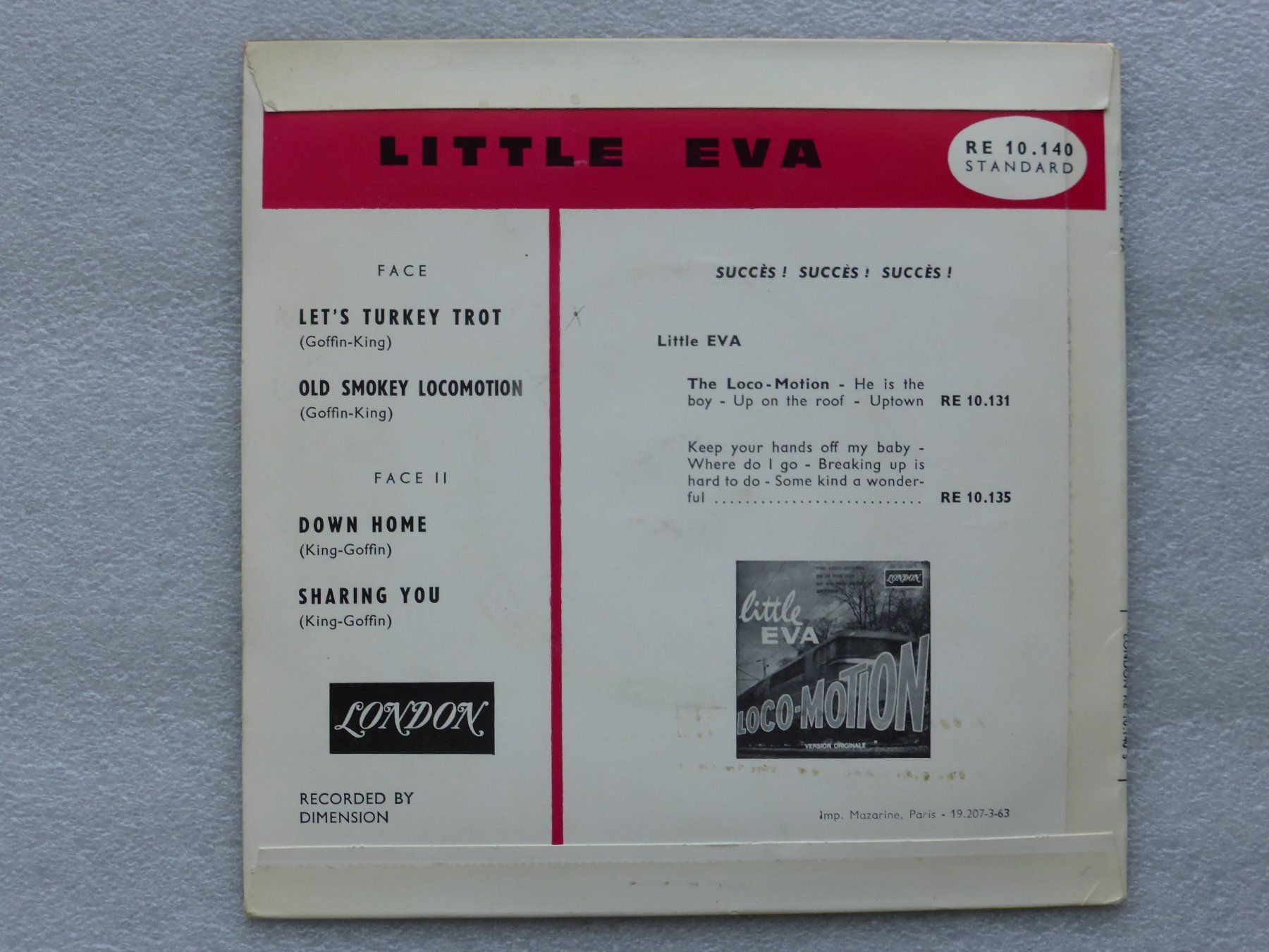 Vinyles: Vinyl Single   EP  LITTLE EVA – D'occasion à Küssnacht am Rigi par Mondkinder 3