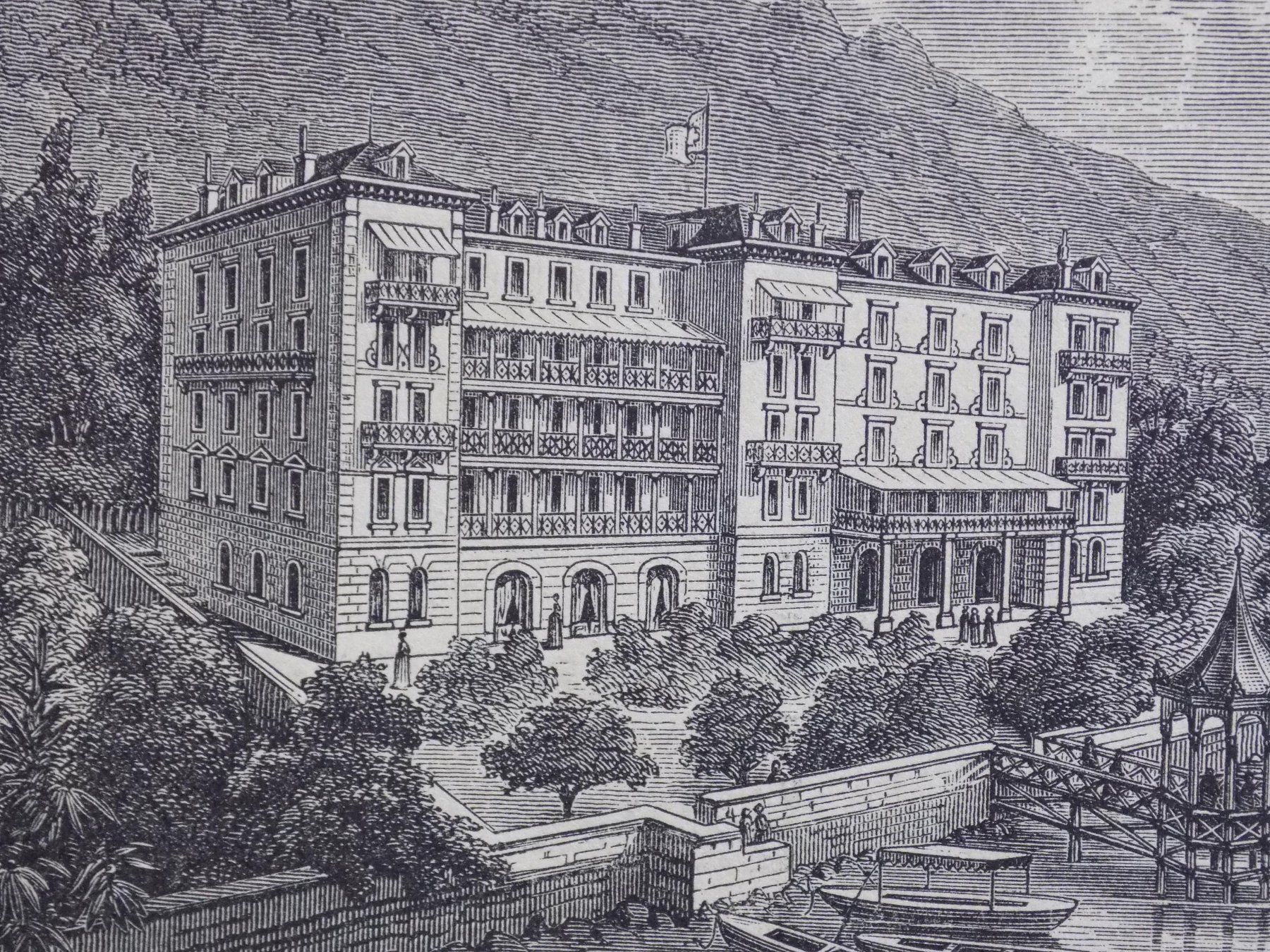 Incisioni: Montreux Hotel Pension Monnard – Usato da Risch venduto da Rischli15 6