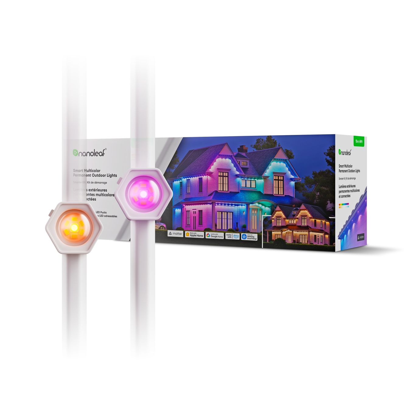 Ghirlande e barre luminose: Permanent Outdoor Lights Smarter Kit 15 Meter – Nuovo e nell'imballaggio originale da Dietlikon venduto da Salesmax 9
