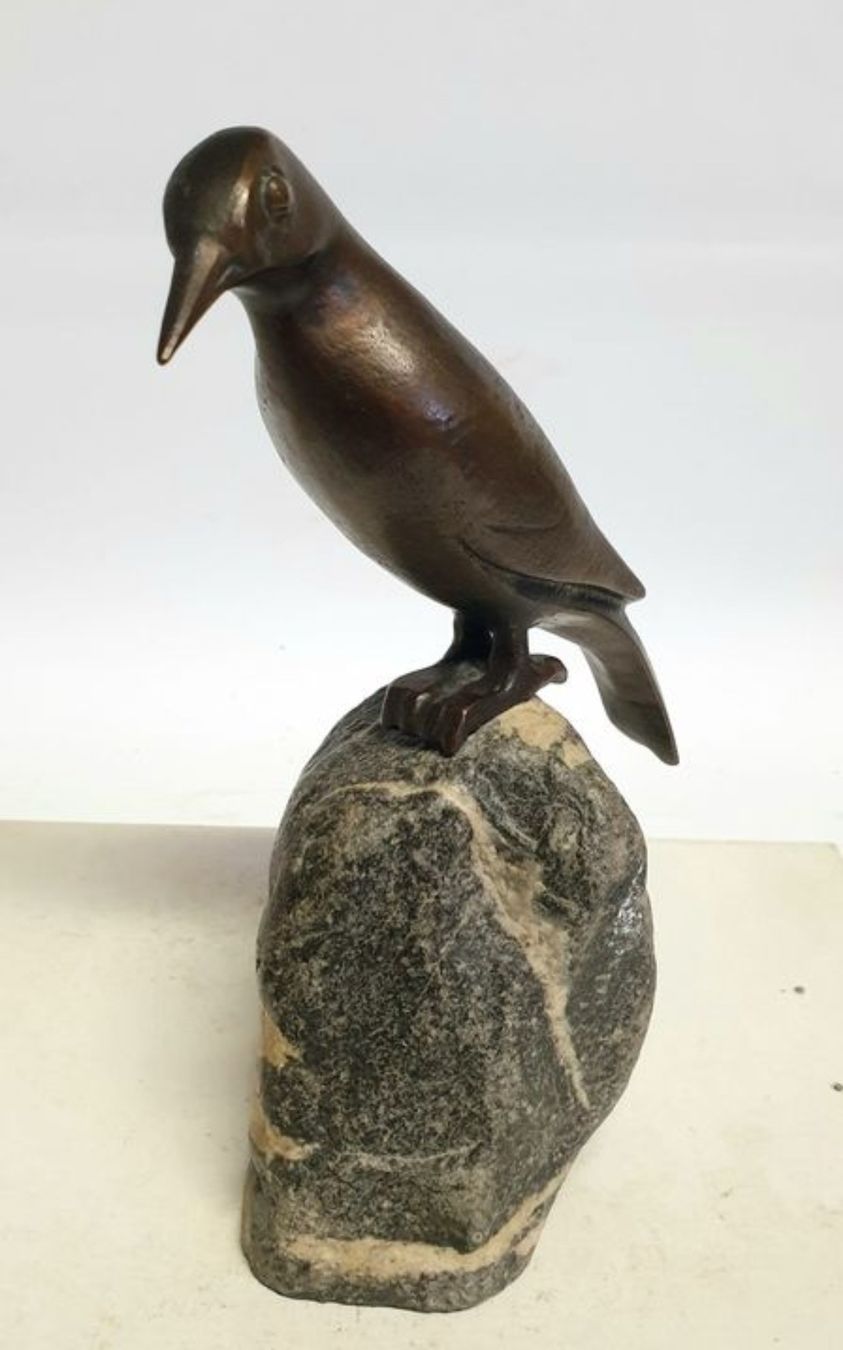 Sculture & Statue: Skulptur Vogel Bronze Ch. Reussner – Usato da Züberwangen venduto da Christine55 3