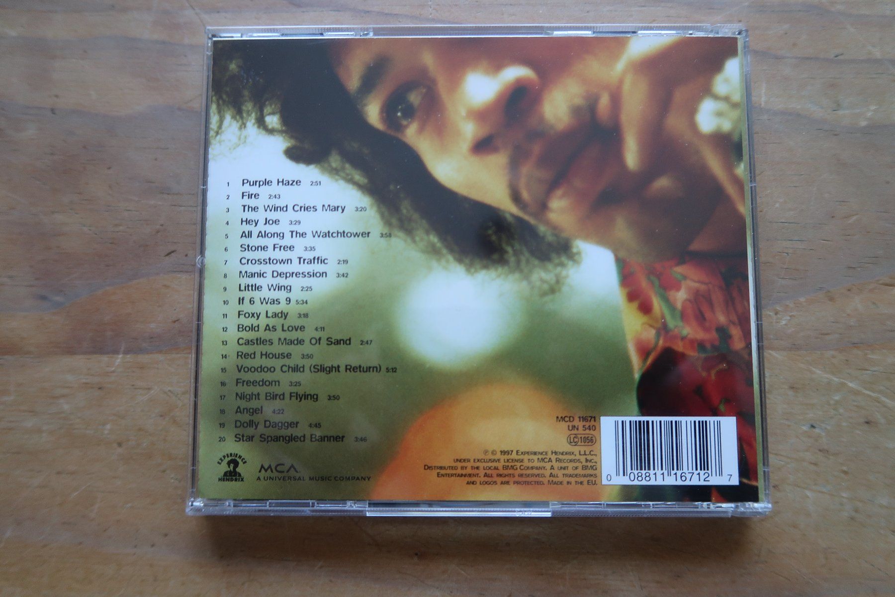 CDs: JIMI HENDRIX EXPERIENCE - THE BEST OF - CD – Gebraucht aus Basel von Patiscat 2