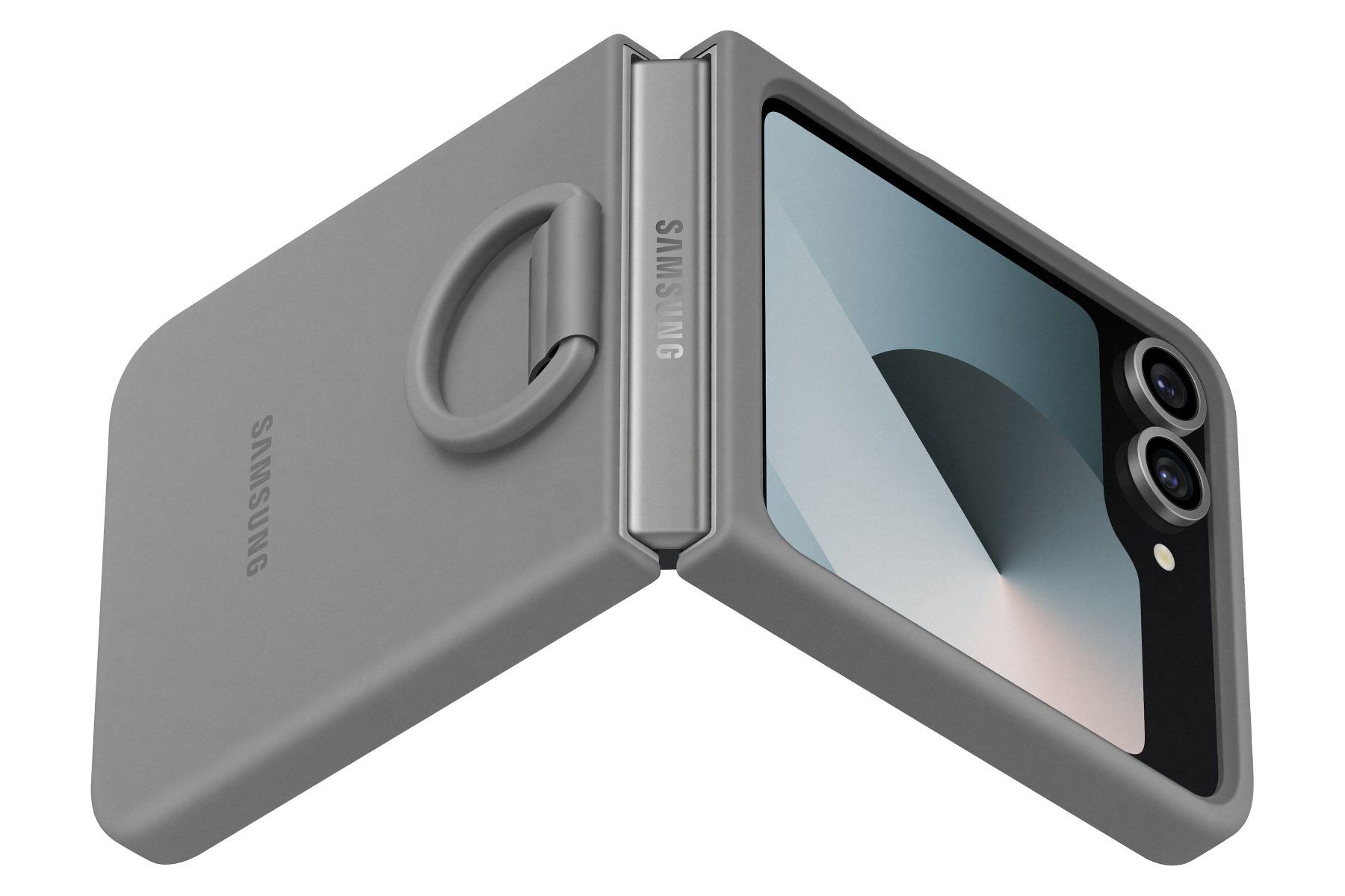 Samsung Cover & Protezioni schermo: Samsung Flip 6 Silicone Case Gray – Nuovo e nell'imballaggio originale da Niederurnen venduto da mowgli_1963 1