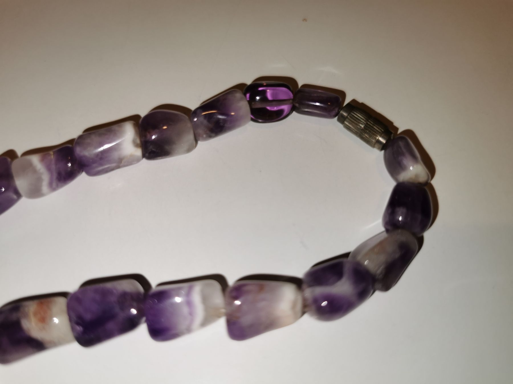 Ketten: Damen Kette aus Amethyst – Neu (gemäss Beschreibung) aus Schlieren von vlalif 3