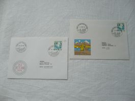 Werbedatumstempel - ET 1988 Les Collons / 1992 Les Mayens