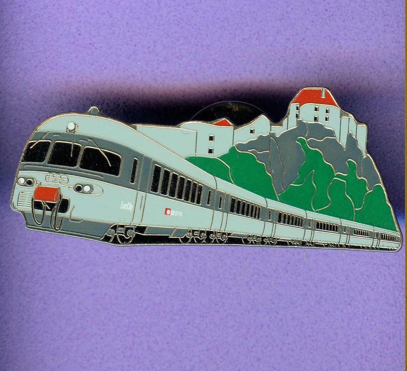 SBB/CFF/FFS Placchette & Badge: Schmid-Müller  TEE  RABe EC  Lim.1000 – Usato da Winterthur venduto da Sammleroase