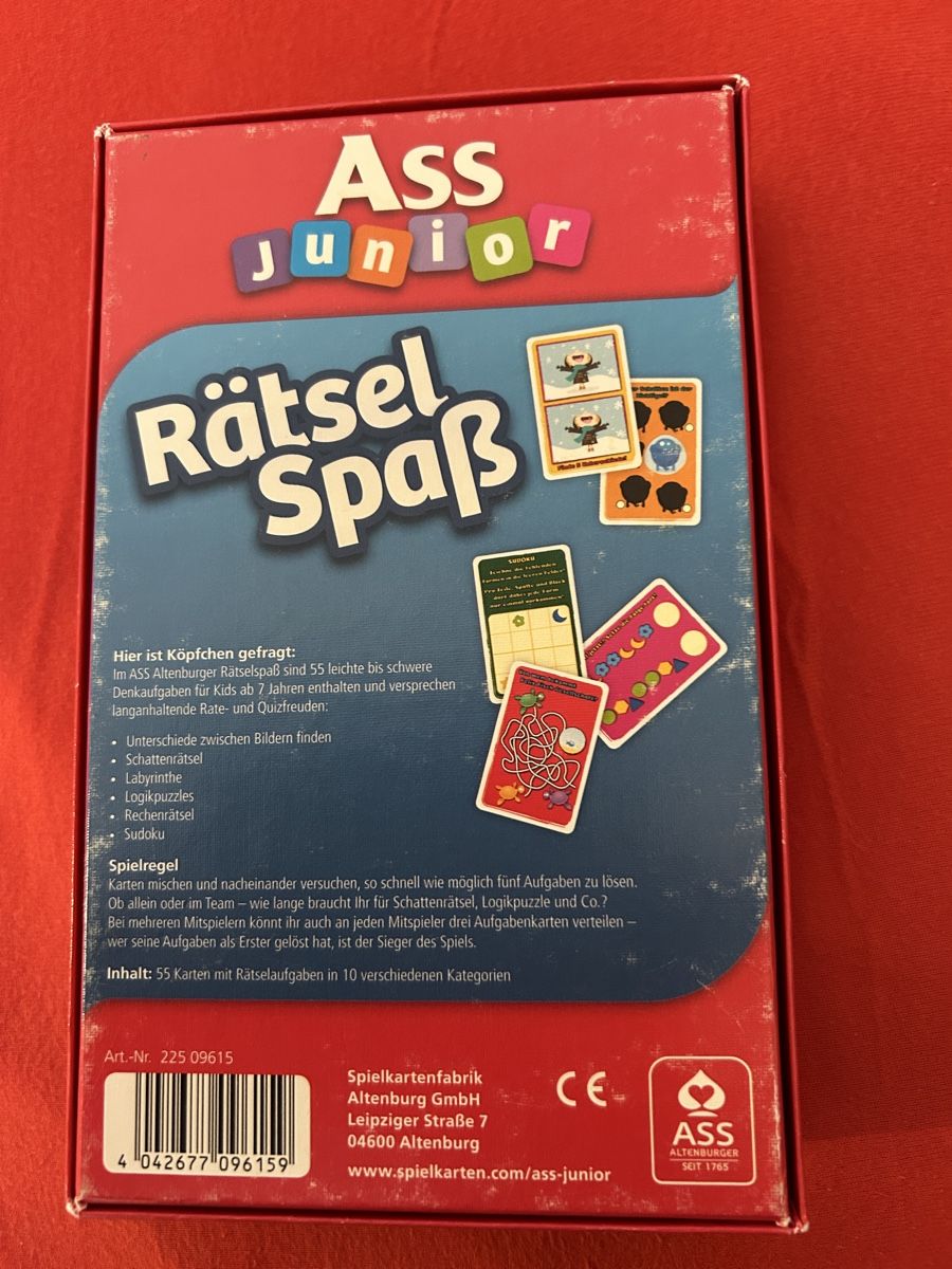 Giochi: Ass Junior Rätsel Spass - Kinder Lernspiel – Usato da Bützberg venduto da Jolip1986 2