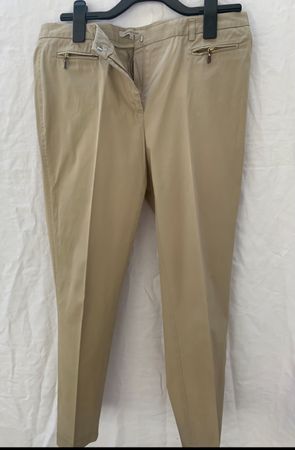 Superbe pantalon beige GERARD DAREL 97% coton t.40(42 fr)