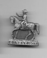 milit. Abzeichen GENERAL DUFOUR GENEVE 1937
